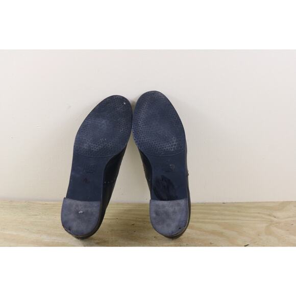 Stuart Weitzman Shoes Womens 8M Black Leather Oxfords Studs Trim Derby Spain - Picture 5 of 10